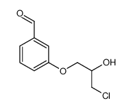 3-(3-chloro-2-hydroxypropoxy)benzaldehyde结构式