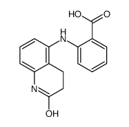 2-[(2-oxo-3,4-dihydro-1H-quinolin-5-yl)amino]benzoic acid结构式