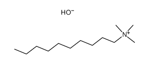 decyl-trimethyl-ammonium; hydroxide Structure