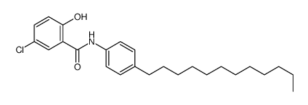 5-chloro-N-(4-dodecylphenyl)-2-hydroxybenzamide结构式