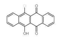 5,12-Naphthacenedione,6-chloro-11-hydroxy- Structure