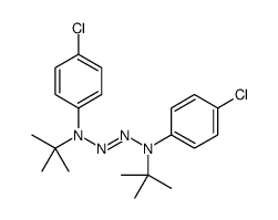 N-tert-butyl-N-[(N-tert-butyl-4-chloroanilino)diazenyl]-4-chloroaniline Structure