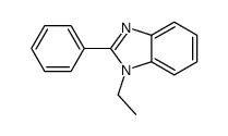 1-ethyl-2-phenylbenzimidazole结构式