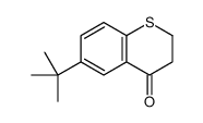 6-tert-butyl-2,3-dihydrothiochromen-4-one结构式