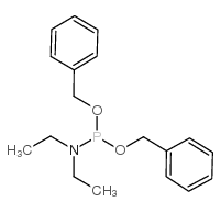 dibenzyl diethylphosphoramidite Structure