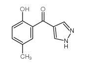 4-(2-HYDROXY-5-METHYLBENZOYL)PYRAZOLE Structure