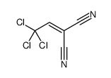 2-(2,2,2-trichloroethylidene)propanedinitrile Structure