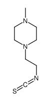 Piperazine, 1-(2-isothiocyanatoethyl)-4-methyl- (9CI)结构式