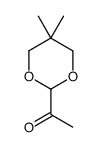 Ethanone, 1-(5,5-dimethyl-1,3-dioxan-2-yl)- (9CI) structure