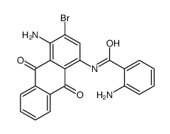 2-amino-N-(4-amino-3-bromo-9,10-dihydro-9,10-dioxo-1-anthryl)benzamide picture