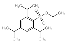 Benzenesulfonic acid,2,4,6-tris(1-methylethyl)-, ethyl ester Structure