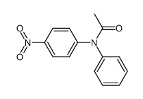 N-(4-nitrophenyl)-N-phenylacetamide Structure