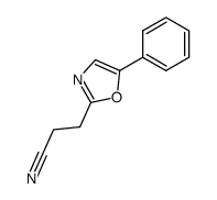 2-(β-Cyanoethyl)-5-phenyloxazole Structure