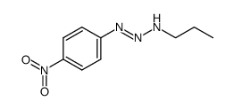 n-propyl-p-nitrophenyltriazene结构式