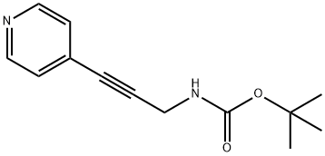 n-boc-3-(4-pyridyl)-2-propyn-1-amine structure