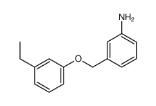 Benzenamine, 3-[(3-ethylphenoxy)methyl]- (9CI) structure