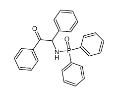 N-(2-oxo-1,2-diphenylethyl)-P,P-diphenylphosphinic amide Structure