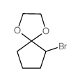 6-溴-1,4-二氧螺[4.4]壬烷结构式