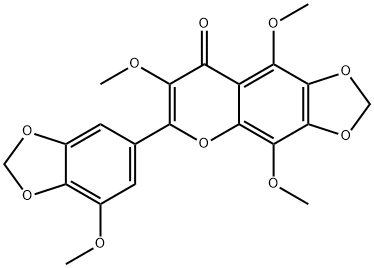 3,5,8,3'-Tetramethoxy-
6,7,4',5'-bis(methylenedioxy)flavone picture