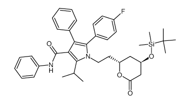 4-叔丁基二甲基甲硅烷基阿托伐他汀内酯图片