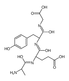 poly(alanyl-glutamyl-tyrosyl-glycine)结构式