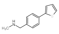 N-甲基-4-(噻吩-2-基)苄胺结构式