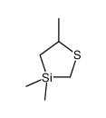 3,3,5-trimethyl-1,3-thiasilolane Structure