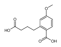 4-(2-carboxy-5-methoxy-phenyl)-butyric acid Structure