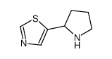 5-(2-Pyrrolidinyl)-1,3-thiazole Structure