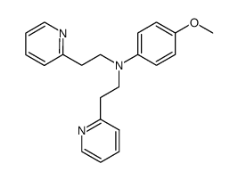 N,N-bis-(2-[2]pyridyl-ethyl)-p-anisidine结构式