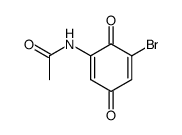 2-Acetamido-6-bromobenzene-1,4-dione结构式