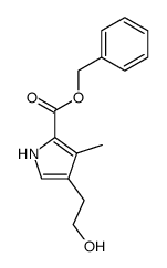 benzyl 4-(2-hydroxyethyl)-3-methylpyrrole-2-carboxylate Structure