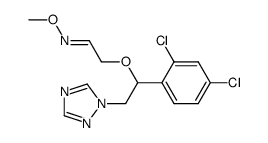 1-(2,4-dichlorophenyl)-1-(2-methoximino-ethoxy)-2-(1,2,4-triazol-1-yl)-ethane结构式