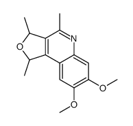 7,8-dimethoxy-1,3,4-trimethyl-1,3-dihydrofuro[3,4-c]quinoline Structure