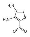 3,4-Thiophenediamine,2-nitro- Structure