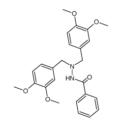 2',2'-di(3,4-dimethoxybenzyl)benzohydrazide Structure