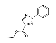 2-phenyl-2H-[1,2,3]triazole-4-carboxylic acid ethyl ester Structure