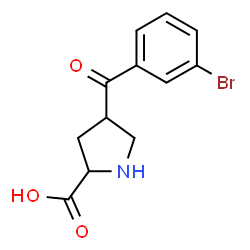 4-(3-BROMOBENZOYL)-1H-PYRROLE-2-CARBOXYLIC ACID Structure