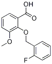 2-[(2-fluorobenzyl)oxy]-3-methoxybenzoic acid picture