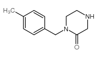 1-[(4-methylphenyl)methyl]piperazin-2-one Structure