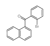 Methanone,(2-bromophenyl)-1-naphthalenyl-结构式