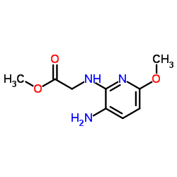 Methyl N-(3-amino-6-methoxy-2-pyridinyl)glycinate Structure