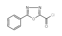 5-phenyl-1,3,4-oxadiazole-2-carbonyl chloride structure