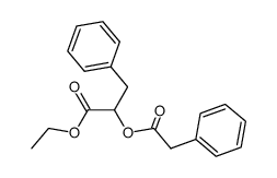 3-Phenyl-2-phenylacetoxy-propionic acid ethyl ester结构式