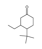 4-tert-Butyl-3-ethylcyclohexanone Structure