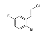 1-bromo-2-(2-chlorovinyl)-4-fluorobenzene Structure