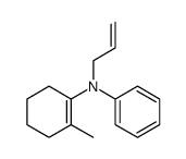 N-(2-methylcyclohexen-1-yl)-N-prop-2-enylaniline结构式