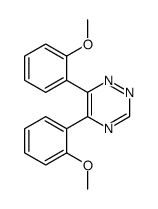 5,6-bis(2-methoxyphenyl)-1,2,4-triazine结构式