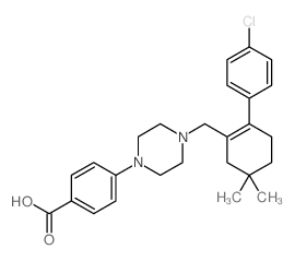 4-[4-[[2-(4-氯苯基)-5,5-二甲基-1-环己烯]甲基]-1-哌嗪]苯甲酸图片