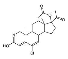 2-azachlormadinone acetate structure